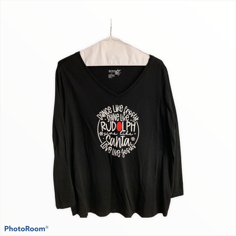 Dance like Frosty Love like Jesus T 16-18W